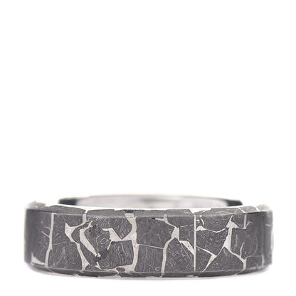 David Yurman Sterling Silver Fused Meteorite 8.5mm Band Ring 71 13.25 1 of 6