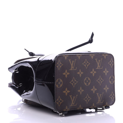 Louis Vuitton Patent Monogram Hot Springs Backpack Black 3 of 9