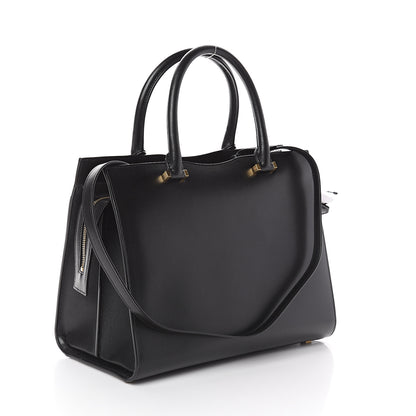 Saint Laurent Grain De Poudre Medium Uptown Tote Black 2 of 8