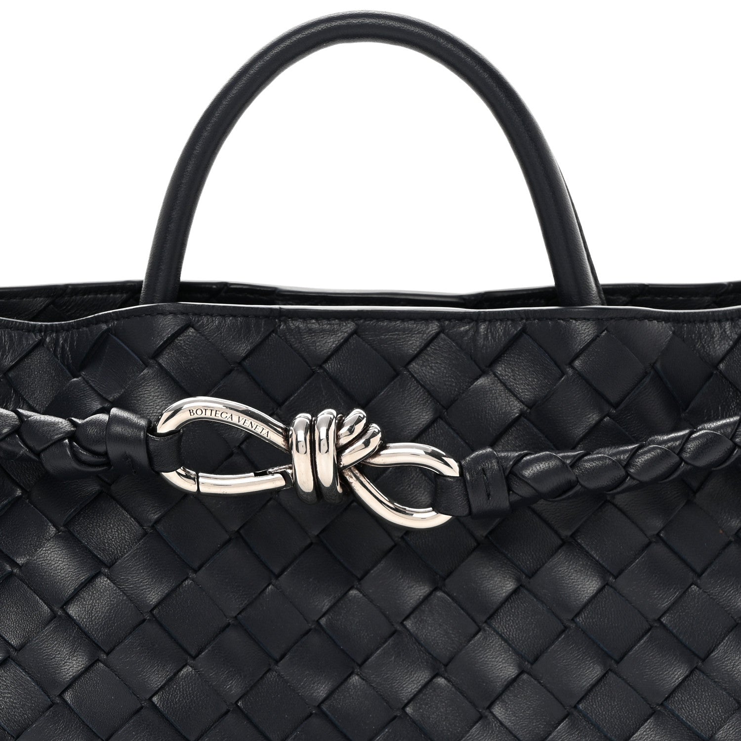 Bottega Veneta Nappa Intrecciato Medium Andiamo Shoulder Bag Space 7 of 9