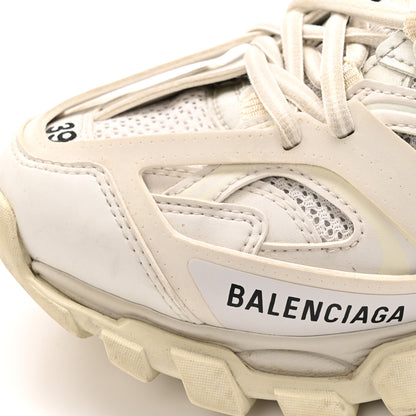 Balenciaga Rubber Mesh Fabric Monocolor Recycled Sole Womens Track Sneakers 39 White 10 of 12