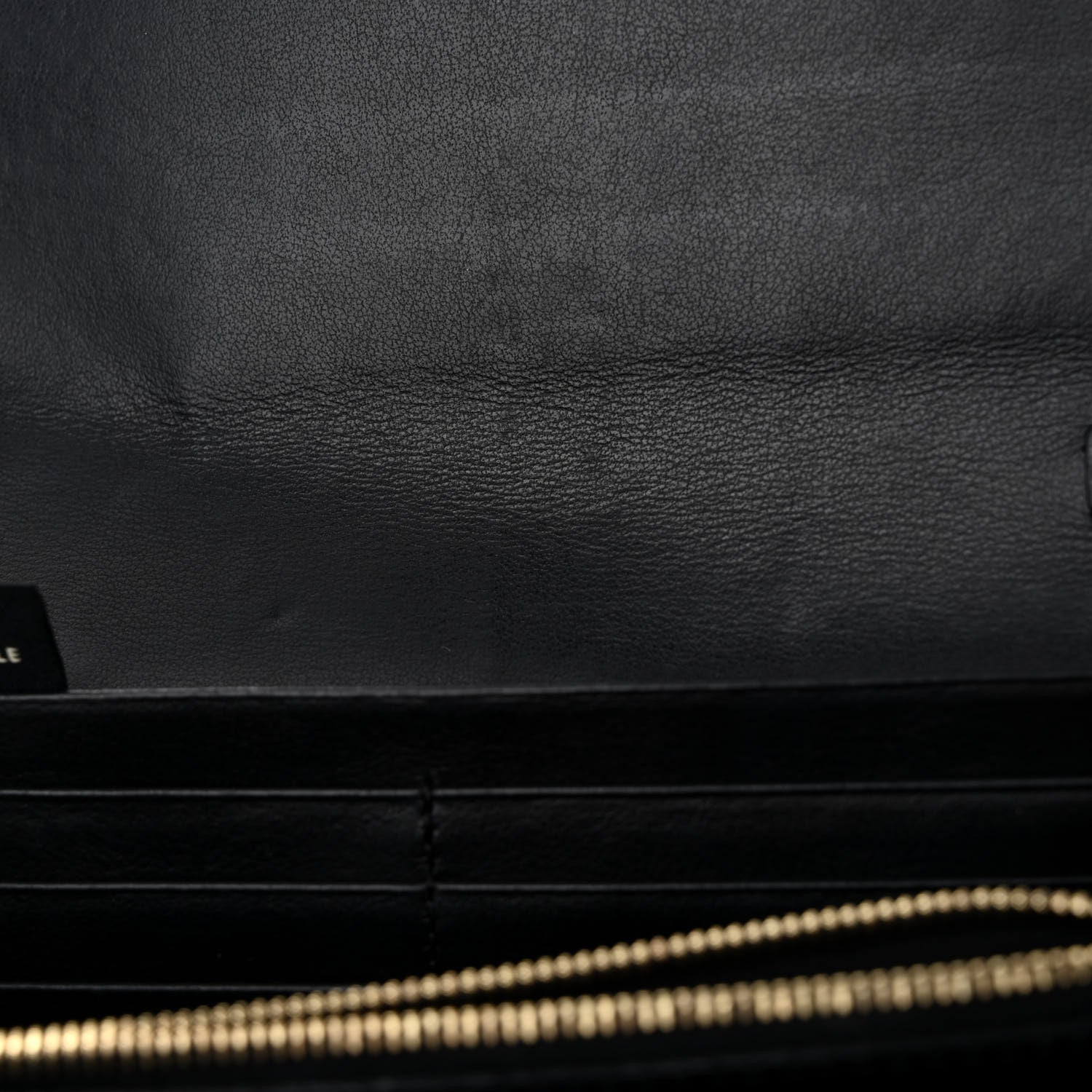 Fendi Vitello Liberty Century Lucido By The Way Continental Wallet On Chain Black 11 of 11