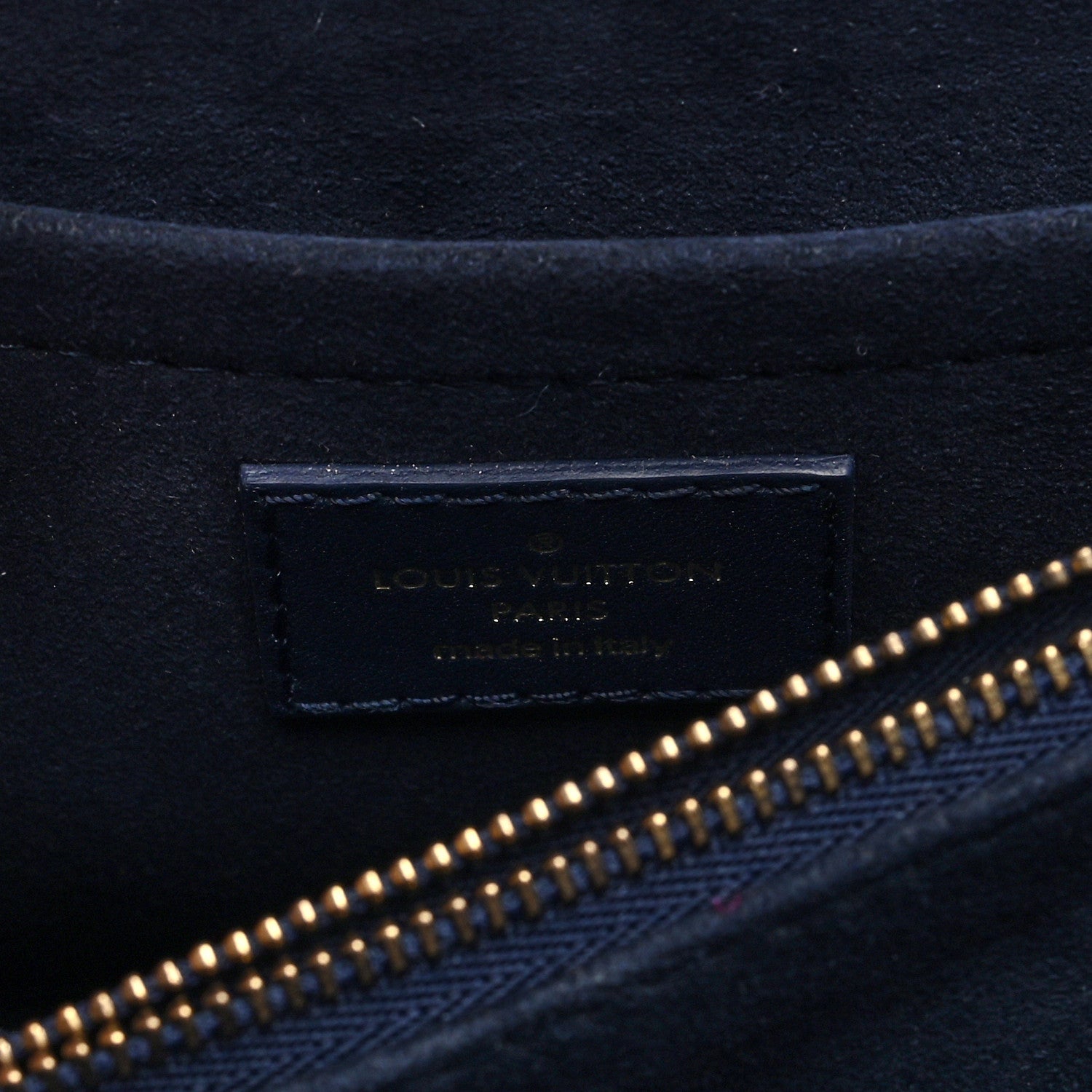 Louis Vuitton Calfskin New Wave Chain Bag MM NM Bleu Nuit 6 of 9