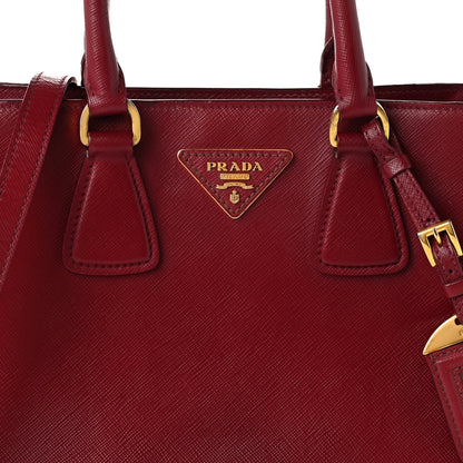 Prada Saffiano Lux 2way Tote Cerise Fuoco 8 of 14