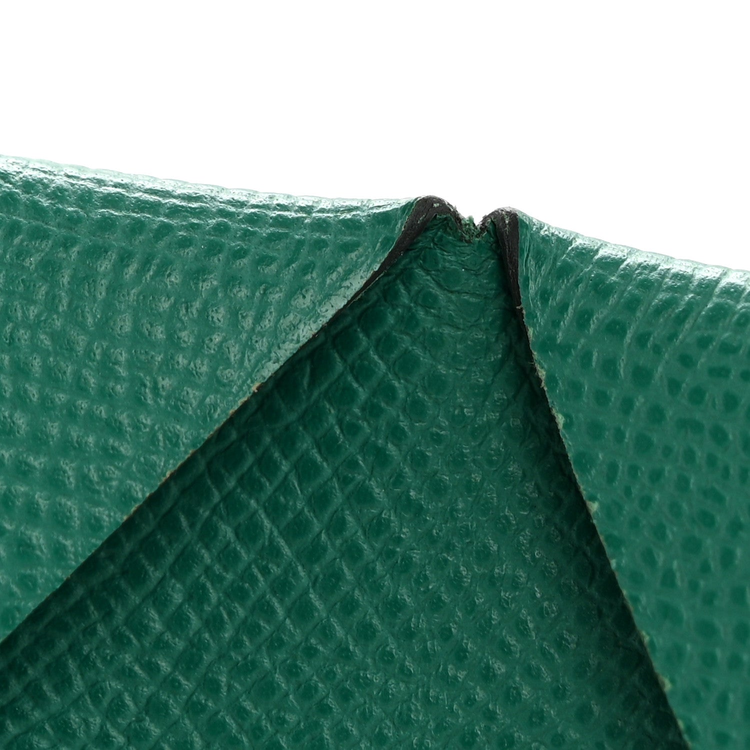 Hermes Epsom Calvi Card Case Vert Jade 8 of 9
