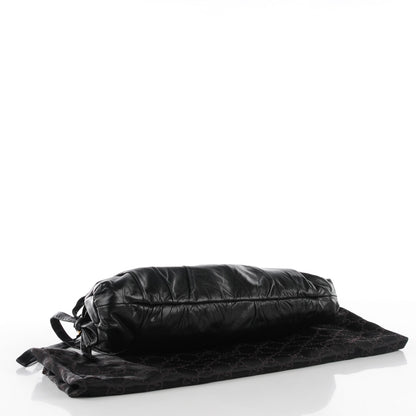 Gucci Leather Large Hysteria Clutch Black 4 of 7