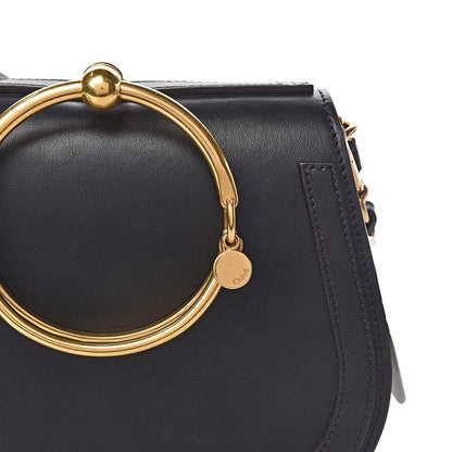 Chloe Calfskin Suede Medium Nile Bracelet Bag Black 11 of 11