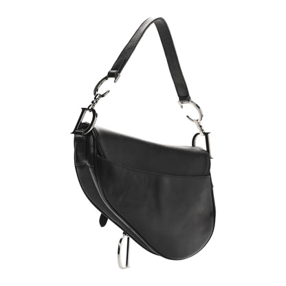 Christian Dior Calfskin Saddle Bag Black 3 of 19