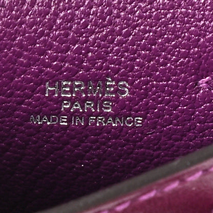Hermes Tadelakt Mini Kelly Twilly Bag Charm Anemone 3 of 5