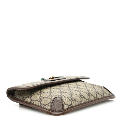 Gucci GG Supreme Monogram Neo Vintage Web Belt Bag Brown 4 of 11