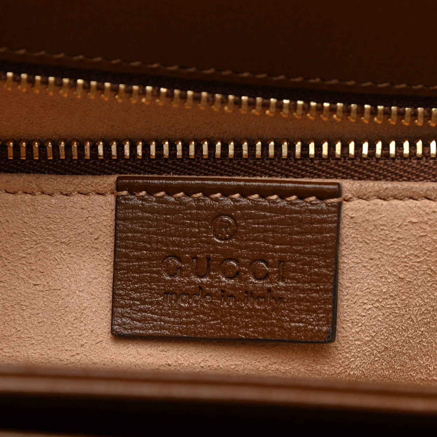 Gucci GG Supreme Monogram Horsebit 1955 Shoulder Bag Beige Brown Sugar 7 of 12