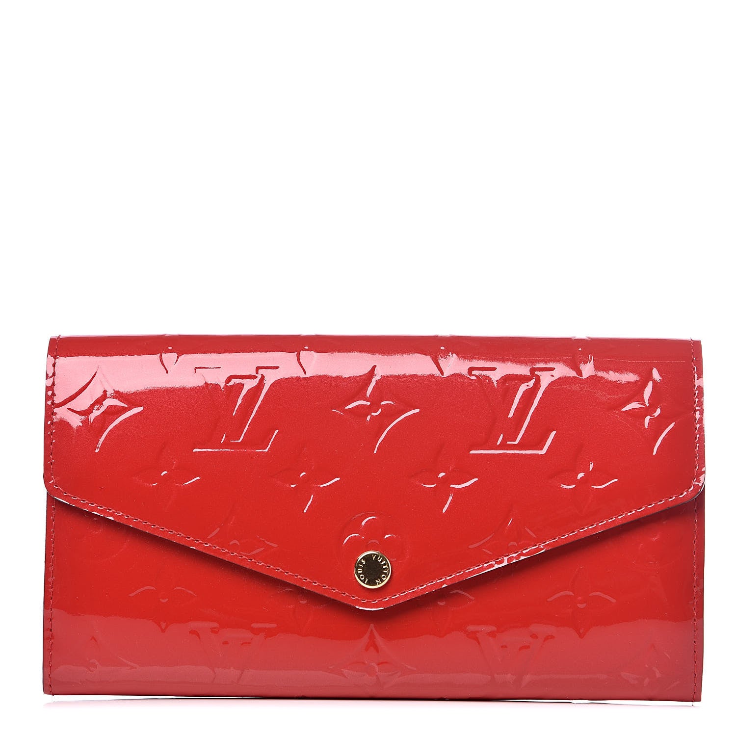Louis Vuitton Vernis Sarah Wallet NM Cherry 1 of 7
