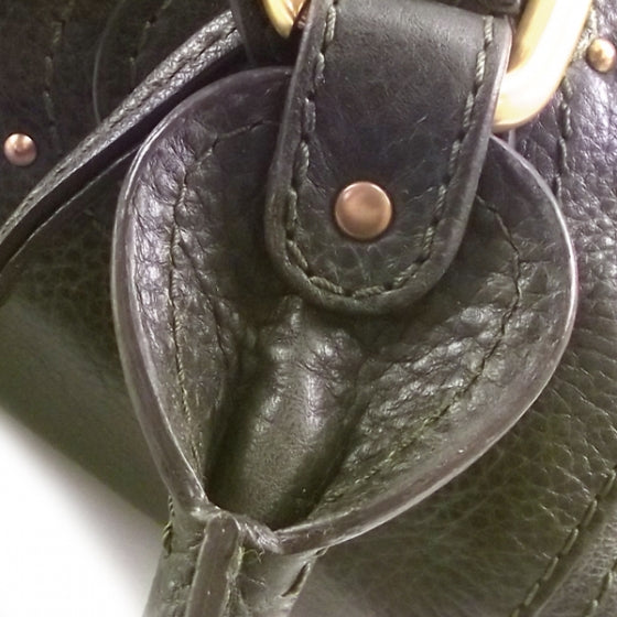Leather Paddington Khaki