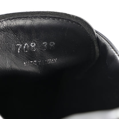 Prada Spazzolato Rois Monolith 55mm Derby Loafers 38 Black 9 of 12