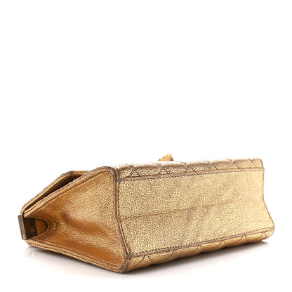 Chanel Metallic Goatskin Quilted Rita Flap Gold 4 of 13