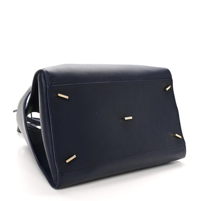 Salvatore Ferragamo Calfskin Large Hug Bag Midnight 4 of 10