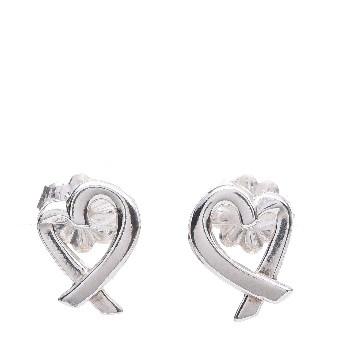 Sterling Silver Mini Paloma Picasso Loving Heart Earrings