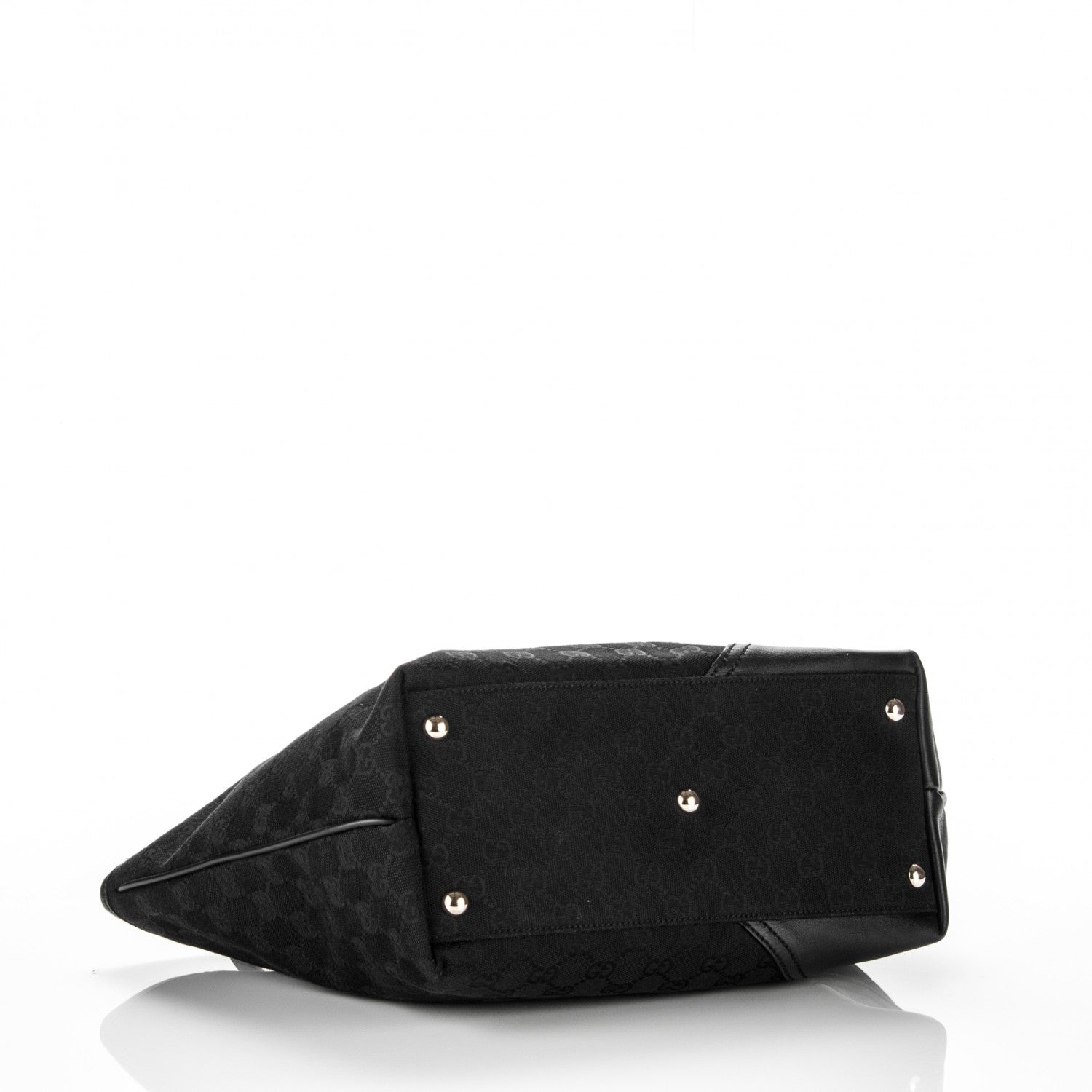 Gucci Monogram Medium New Britt Tote Black 4 of 7
