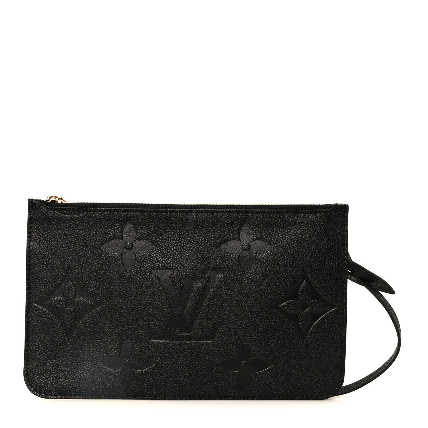 Louis Vuitton Empreinte Monogram Giant Neverfull MM Pochette Black 1 of 6