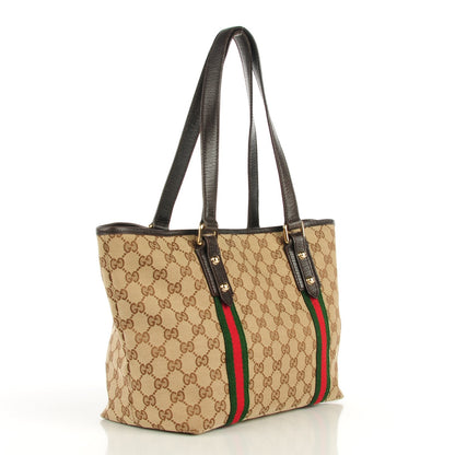 Gucci Monogram Medium Jolicoeur Tote Dark Brown 3 of 7