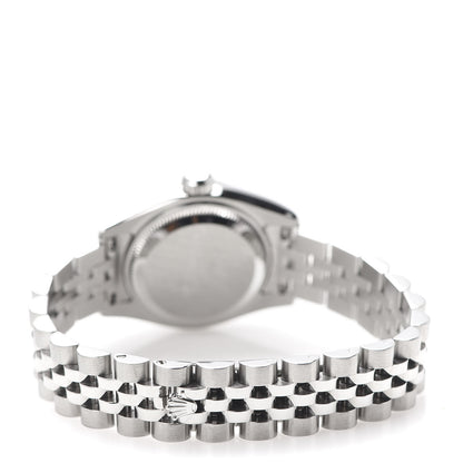 Rolex Stainless Steel 18K White Gold 26mm Oyster Perpetual Datejust Watch Silver 179174 4 of 6
