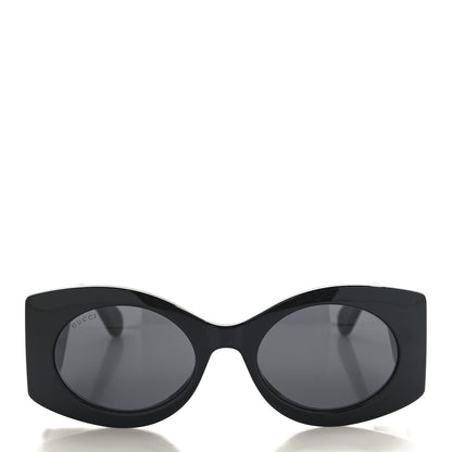 Gucci Acetate Frame GG Marmont Logo Sunglasses GG0810S Black 2 of 7