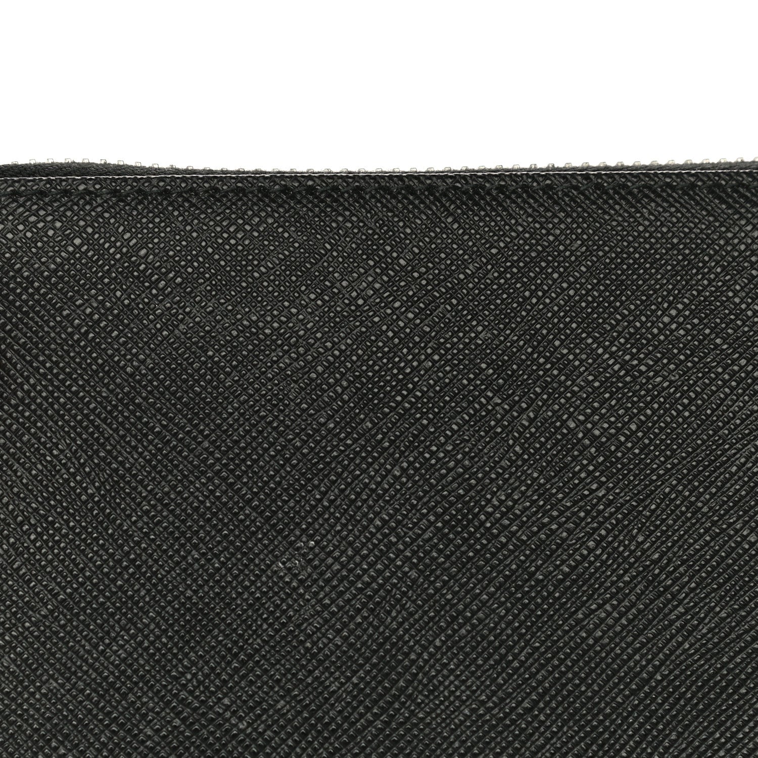 Prada Saffiano Large Zip Around Travel Wallet Black 20 of 20