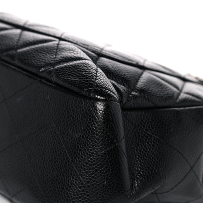 Chanel Caviar Quilted Jumbo Single Flap Black 11 of 19