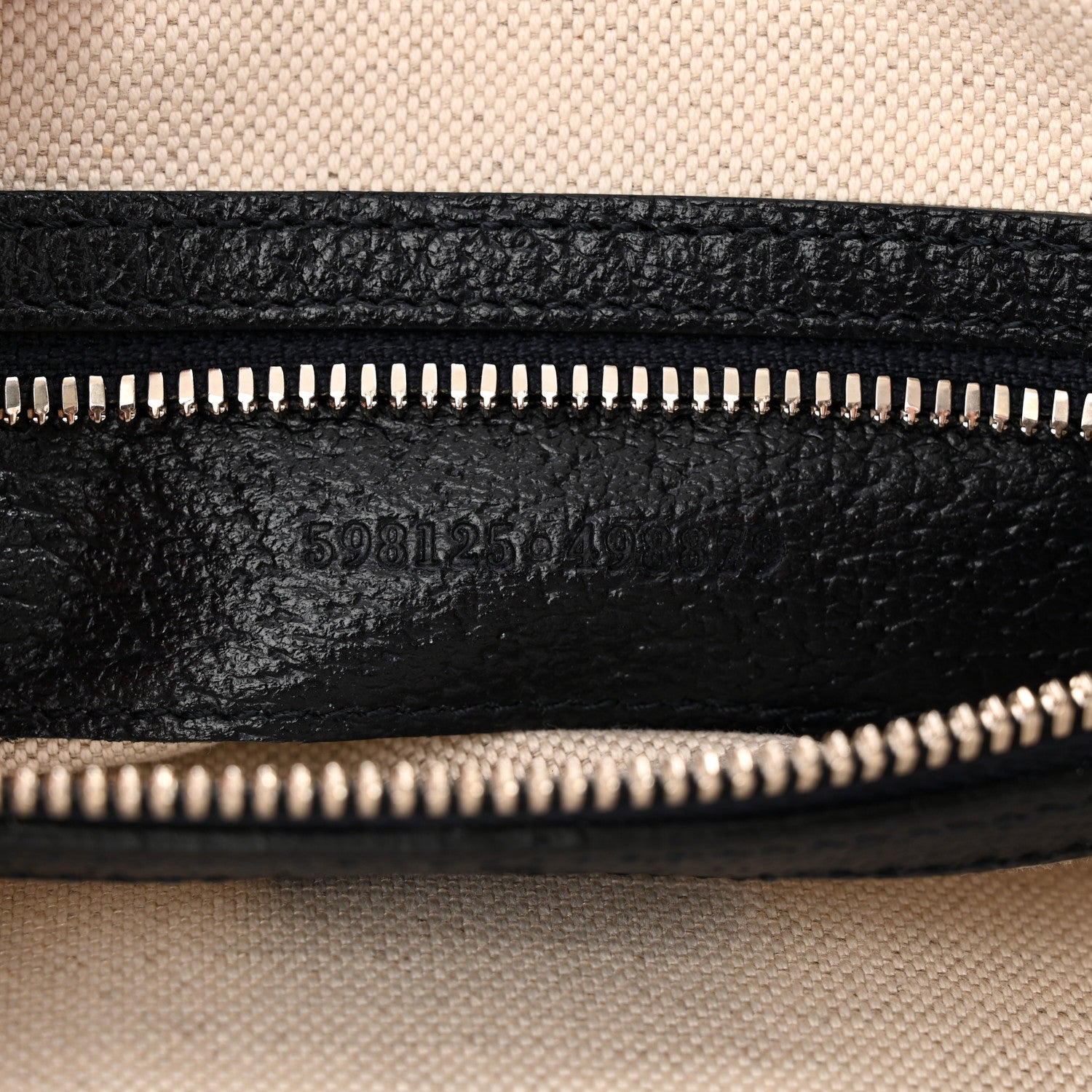 Gucci GG Supreme Monogram Textured Dollar Calfskin Web Small Ophidia Half Moon Hobo Beige Blue 7 of 10