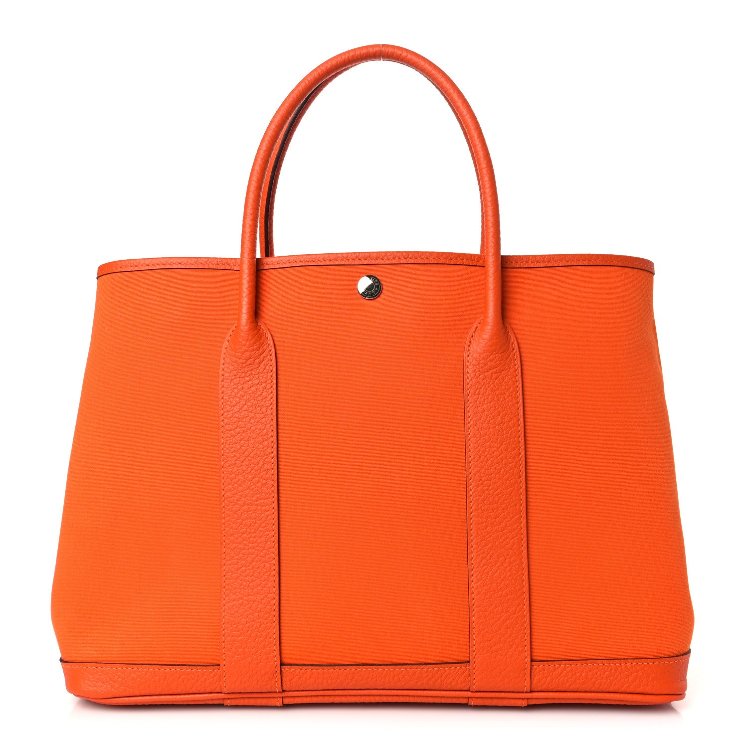 Hermes Toile Negonda Garden Party Tote 36 MM Orange 1 of 9