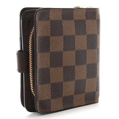 Louis Vuitton Damier Ebene Zippe Zipped Compact Wallet 3 of 12