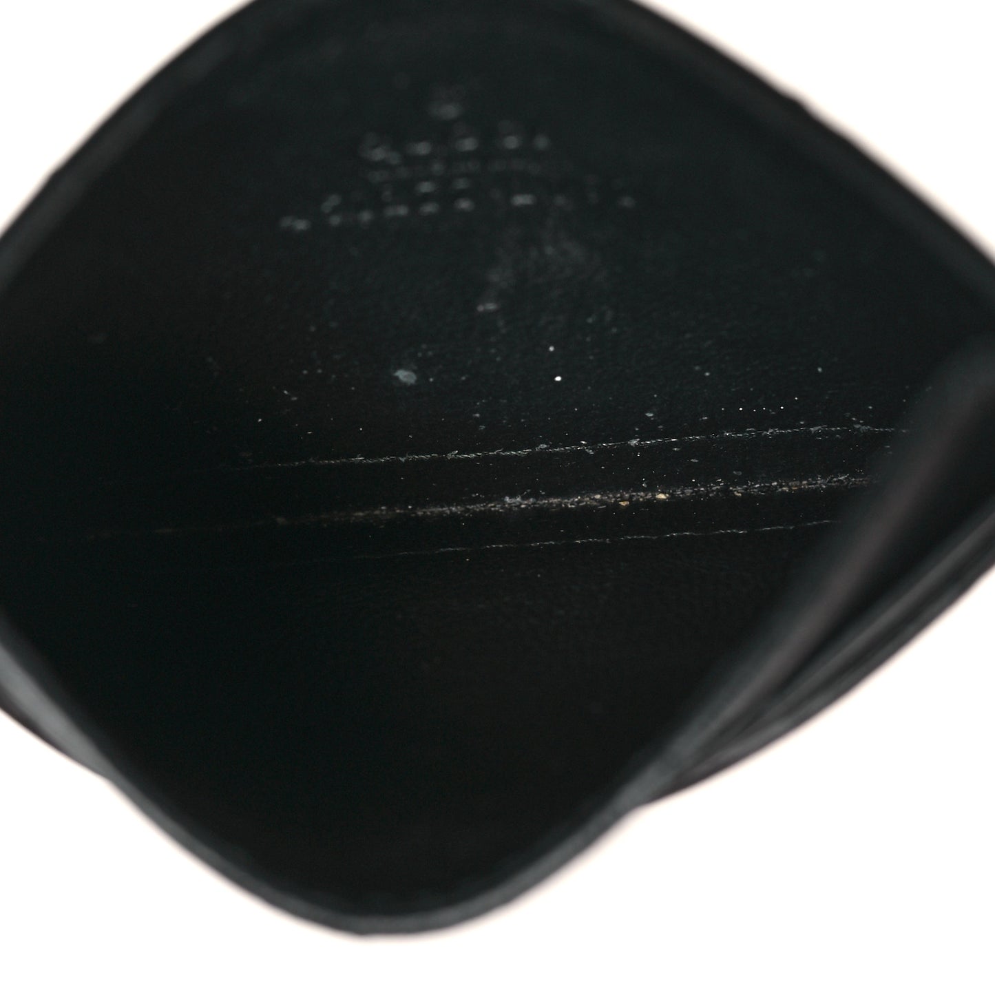 GG Supreme Monogram Bee Print Card Holder Black