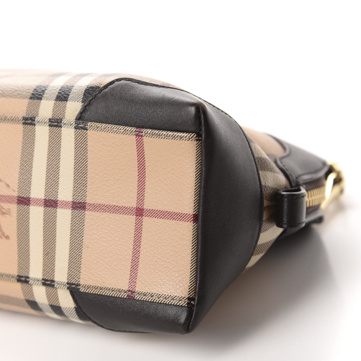 Haymarket Check Small Primrose Crossbody Bag Chocolate