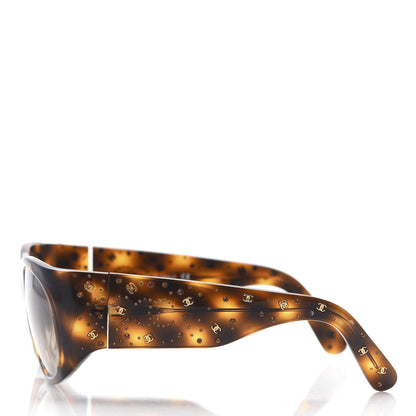 Chanel Acetate Swarovski Crystal CC Sunglasses 5134-B Tortoise 3 of 7