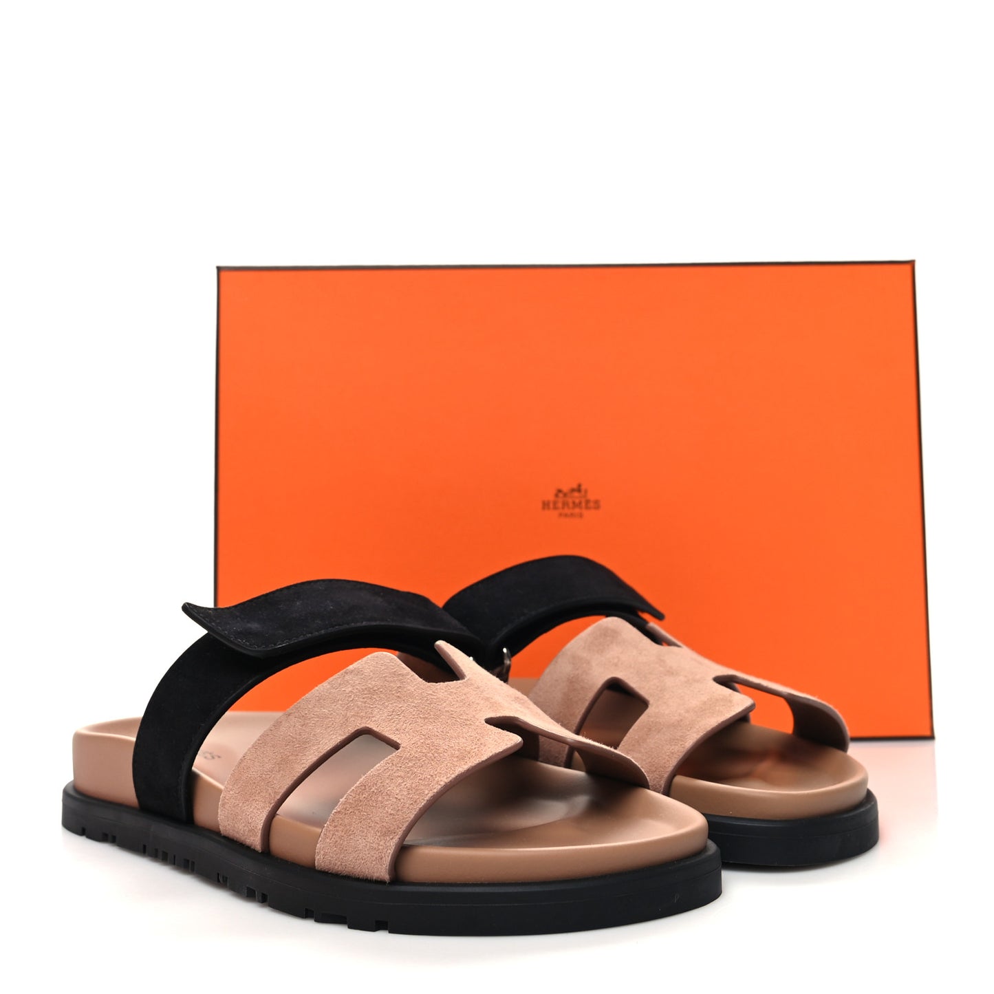 Suede Goatskin Womens Chypre Sandals 35 Rose Perle Black