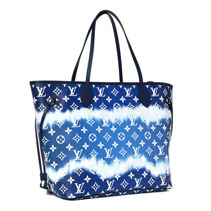 Louis Vuitton Monogram Escale Neverfull MM Blue 2 of 10