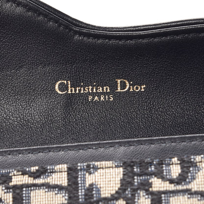 Christian Dior Oblique Saddle Card Holder Blue 7 of 8