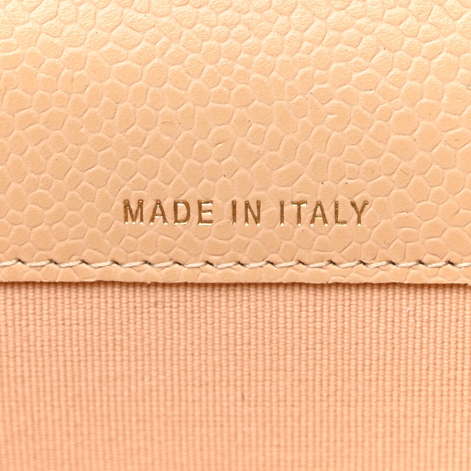 Chanel Caviar Quilted Flap Card Holder Wallet Beige 7 of 9