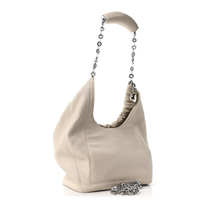 Loewe Buttery Nappa Lambskin Small Squeeze Bag Sea Salt 3 of 9