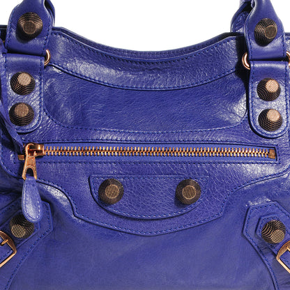 Balenciaga Agneau Giant 21 Rose Gold Hardware City Bleu Lavande 9 of 11