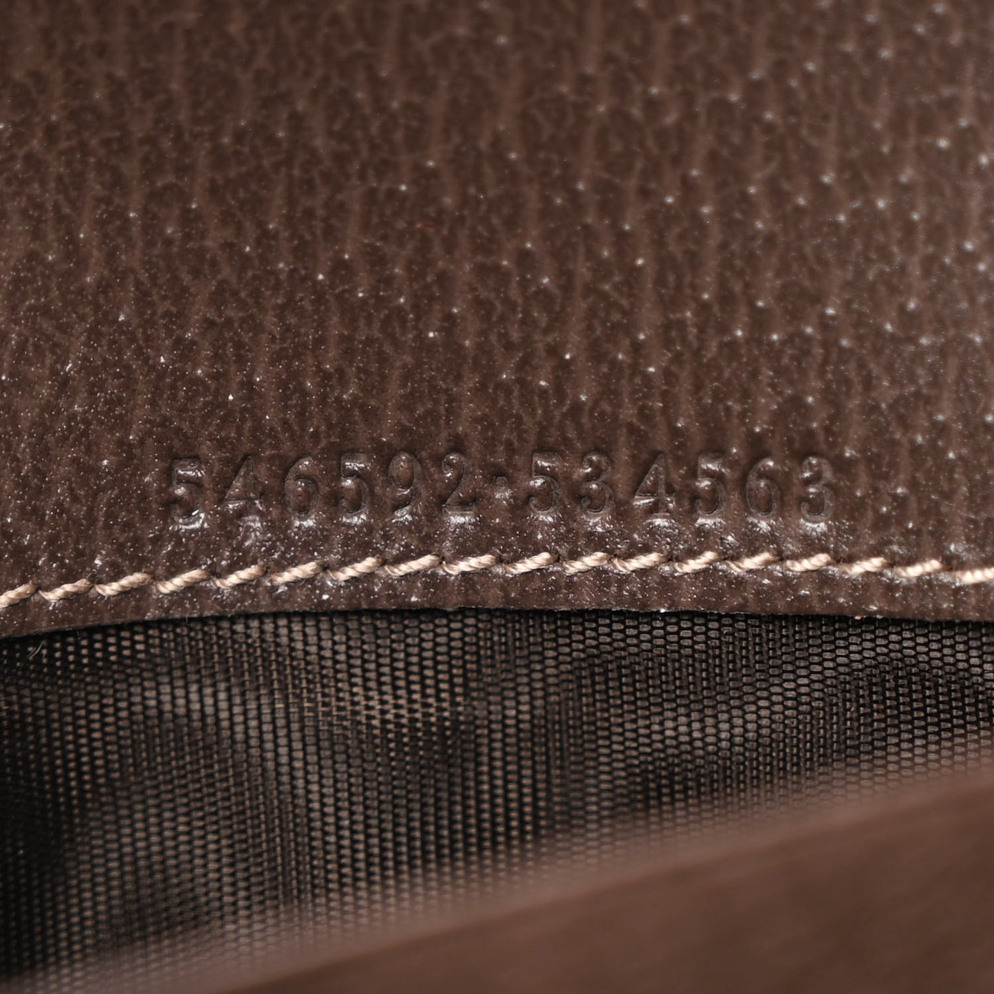 GG Supreme Monogram Web Ophidia Wallet On Chain Brown