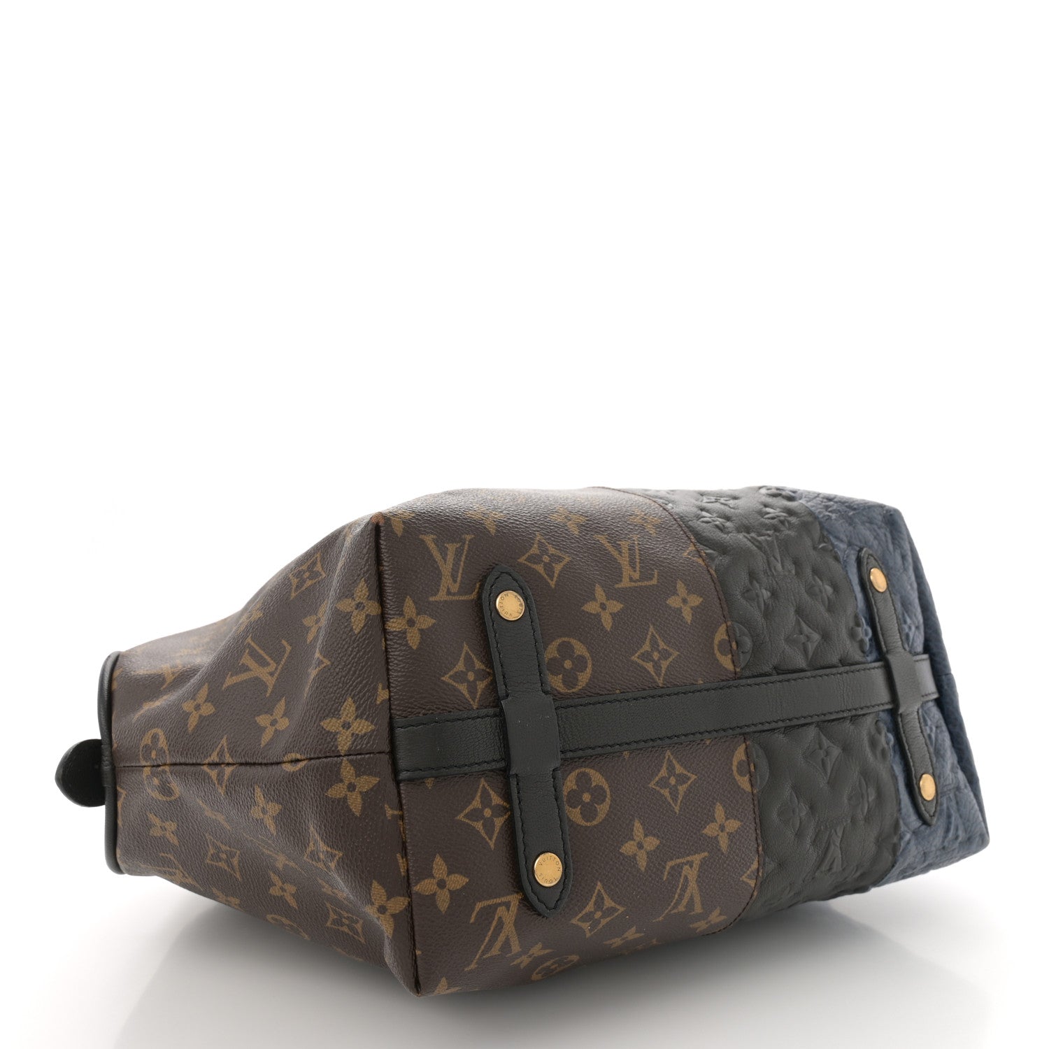 Louis Vuitton Monogram Stripes Medium Bag Marine 4 of 13