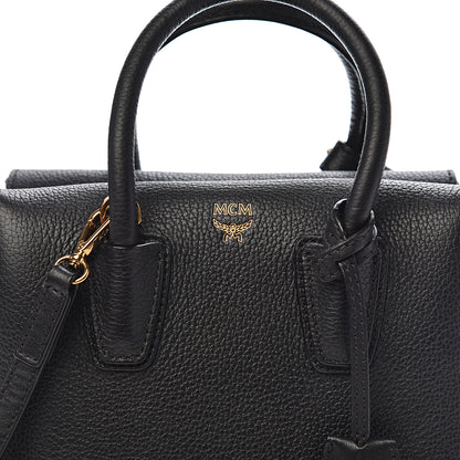 MCM Grained Calfskin Mini Milla Tote Black 11 of 11