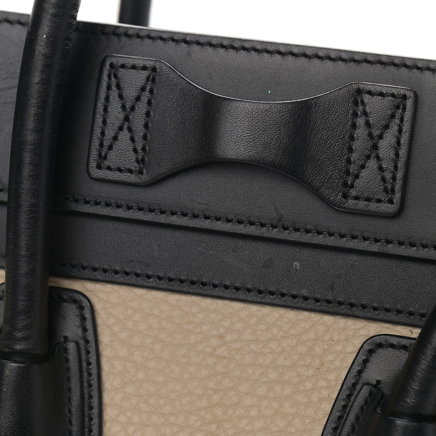 Celine Bullhide Drummed Calfskin Micro Tri-Color Luggage Antarctic 21 of 24