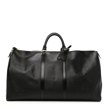 Louis Vuitton Epi Keepall 55 Black 1 of 20