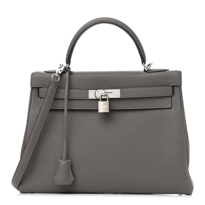 Hermes Togo Kelly Retourne 32 Etain 1 of 11