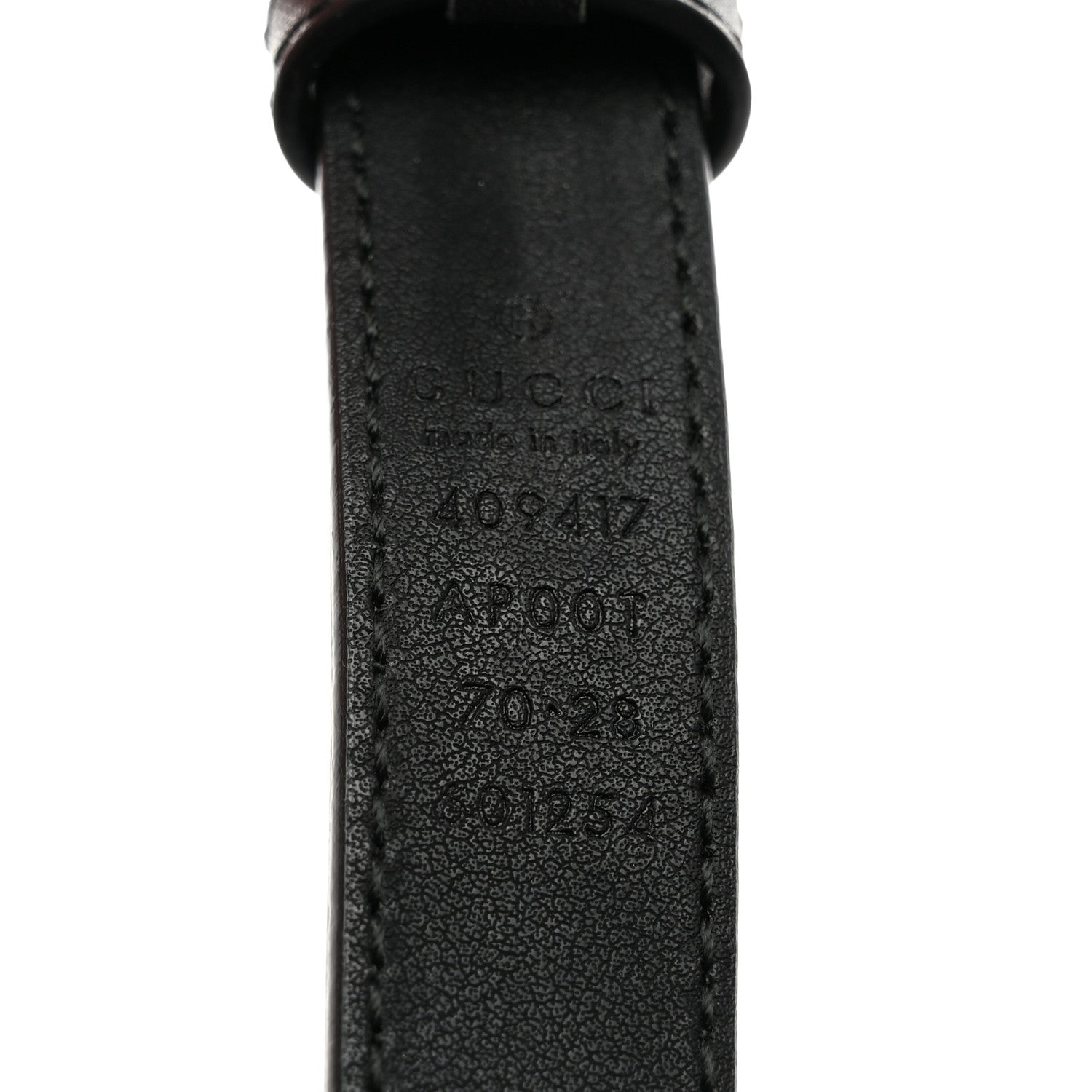 Gucci Calfskin Double G 20mm Belt 70 28 Black 5 of 7