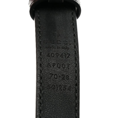 Gucci Calfskin Double G 20mm Belt 70 28 Black 5 of 7