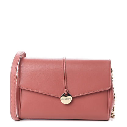 Jimmy Choo Grainy Calfskin Crossbody Bag Rosewood 1 of 8