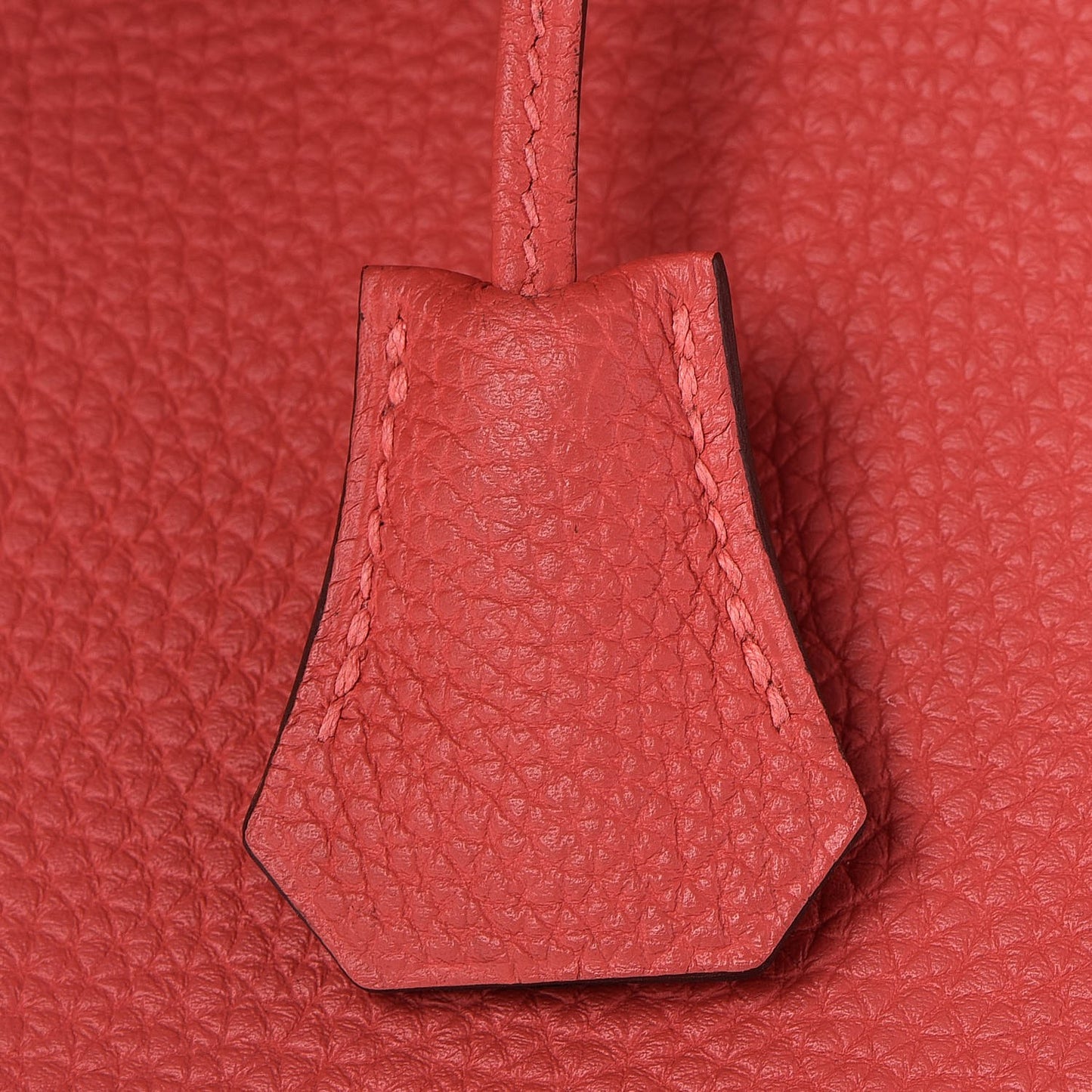 Togo Birkin 35 Rouge Pivoine